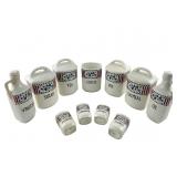 Yvonne Czechoslovakia Ceramic Kitchen Canister Set