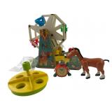 Fisher-Price Musical Ferris Wheel and Toy Lot