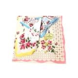 NWT vintage floral handkerchiefs lot of 3