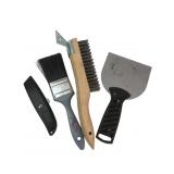 Linzer Paint Brush and Assorted Hand Tools