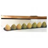 Elements Pear Candle Garden with Iron Tray