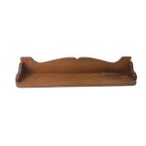 Dora Wolbert Signed Pine Wall Shelf