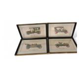 Set of 4 Framed Buick Automobile Prints