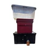 Project Source 27 Gallon Storage Tote and Others