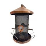 Copper and Mesh Bird Feeder