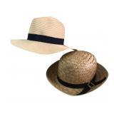 Chaps and X-Large Straw Sun Hat Duo