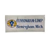 Cunningham-Limp Birmingham, Mich. Metal Sign