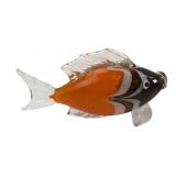 Hand-Blown Art Glass Clownfish Figurine