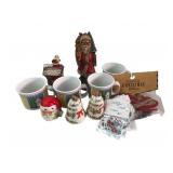 Assorted Christmas Holiday Decor and Collectibles