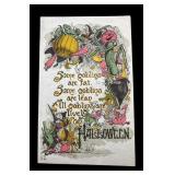 E. Nash Halloween Postcard, Goblins Illustration