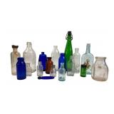 Assorted Antique and Vintage Glass Bottles