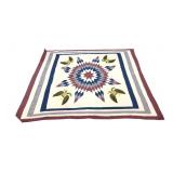Patriotic Star and Eagle Quilt