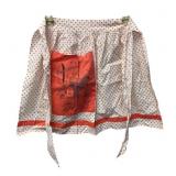 VTG Hand Sewn Polka Dot Half Apron