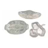 Assorted Pressed Glass Serving Dishes