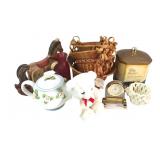 Mixed Collectibles Lot with Gund Bear and Danbury