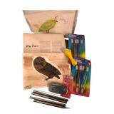 Catherine Stone Signed Bird and Owl Artworks with