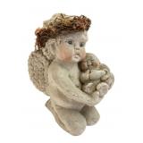 Kristin Signed Kneeling Angel Figurine