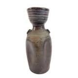 Stoneware Vase with Incised Mark