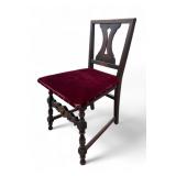 Spanish Revival Style Walnut Side Chair
