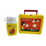 Thermos Peanuts Charlie Brown Plastic Lunch Box