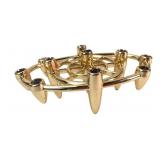 MCM Gilt Metal Atomic Spider Candle Holder