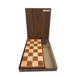 Drueke Blue Chip Game Company Wood Checkers Set