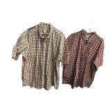 L.L. Bean Short Sleeve Button Down Shirts, Pr.