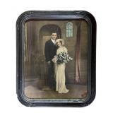 Antique Hand-Colored Wedding Portrait