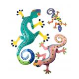 Heavy Indoor/Outdoor Metal Gecko Wall Decor