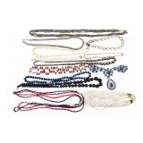 Vintage Costume Jewelry Necklace Collection