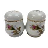 Pair of Hand-Painted Porcelain Salt & Pepper Shake