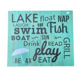 The Barn in Northville Pallet Sign, Lake Theme