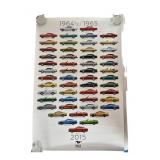 Ford Mustang 50 Years Anniversary Poster