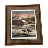 Terry Redlin 'Winter Haven' Framed Art Print