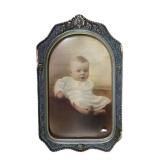 Victorian Style Framed Hand-Colored Photograph