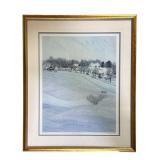 Judith Lerner Signed Limited Edition Print Winter,