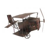 George Imports Inc. Metal Biplane Model