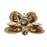 Style House Japan Hand-Painted Fruit Tea Set