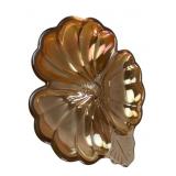 Marigold Carnival Glass Pansy Dish