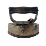 Fairbanks Cast Iron Sad Iron with Wooden Handle