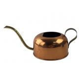 Copper and Brass Watering Can with Brass Accents