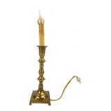 Brass Candlestick Style Table Lamp