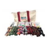 DMC Tapestry Wool and Vintage Seam Binding Lot