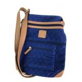 Stone Mountain Blue Quilted Crossbody Bag