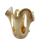 Krosno Attributed Art Glass Freeform Vase