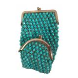 Vintage Beaded Double Coin Purse