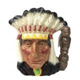 Royal Doulton North American Indian Character Jug
