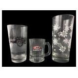 A&W and Automotive Themed Glassware Set