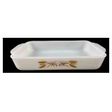 Fire-King Anchor Hocking Wheat Pattern Baking Dish