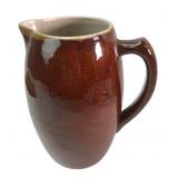 Albany Slip Glazed Stoneware Pitcher